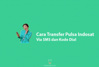 Cara Transfer Pulsa Indosat Via SMS dan Kode Dial
