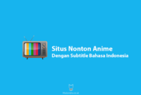 Situs Nonton Streaming Anime